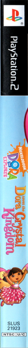 Dora The Explorer - Dora Saves The Crystal Kingdom — box-2D-side (US)
