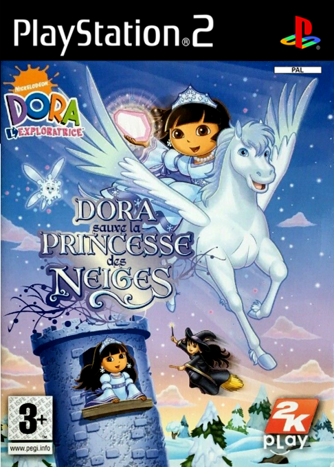 Dora The Explorer - Dora Saves The Snow Princess — box-2D (FR)