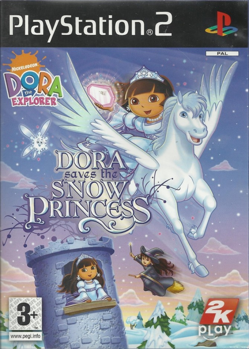 Dora The Explorer - Dora Saves The Snow Princess — box-2D (EU)
