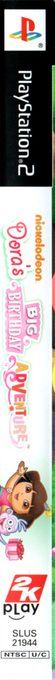 Nickelodeon Dora's Big Birthday Adventure — box-2D-side (US)