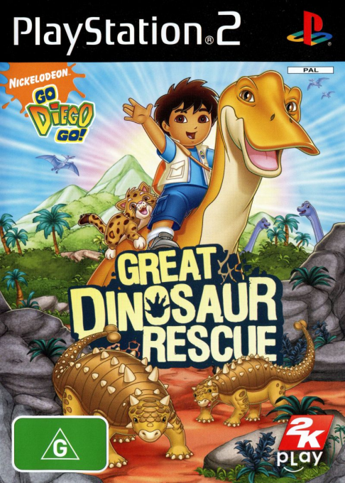 Go Diego Go! Great Dinosaur Rescue — box-2D (AU)