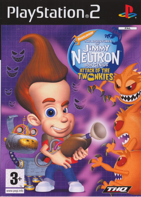 Jimmy Neutron Boy Genius - Attack of the Twonkies — box-2D (SP)