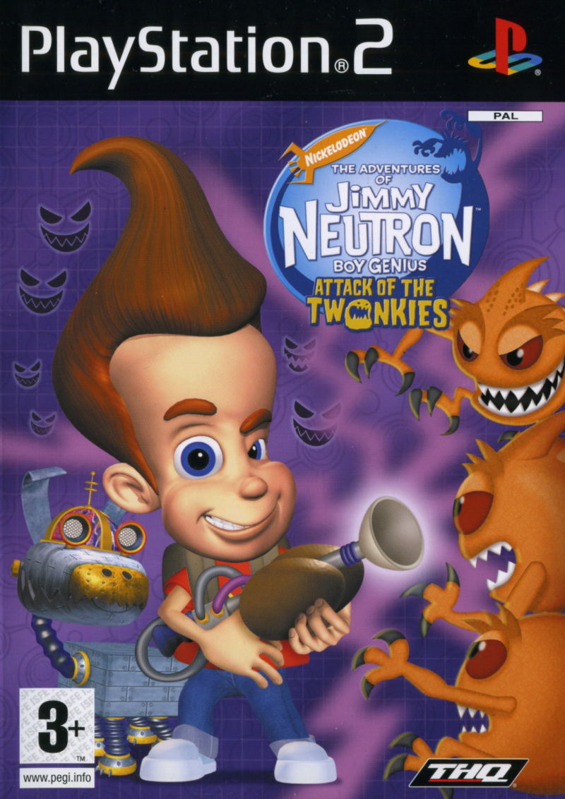 Jimmy Neutron Boy Genius - Attack of the Twonkies — box-2D (EU)