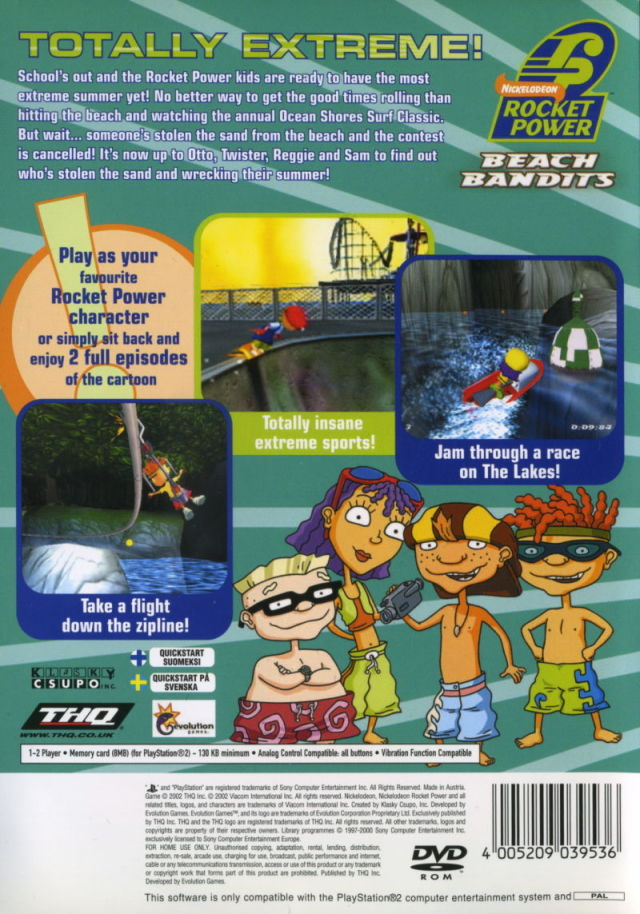 Rocket Power - Beach Bandits — box-2D-back (EU)