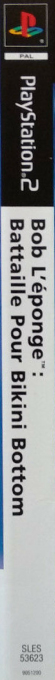 Spongebob Squarepants - Battle For Bikini Bottom — box-2D-side (FR)