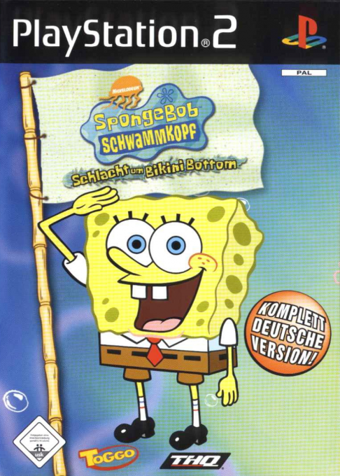Spongebob Squarepants - Battle For Bikini Bottom — box-2D (DE)