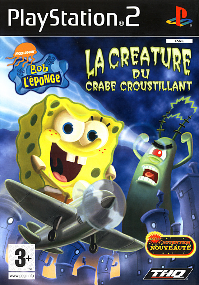 Spongebob Squarepants - Creature From The Krusty Krab — box-2D (FR)