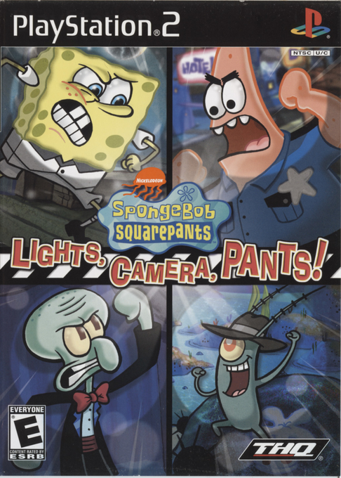 SpongeBob SquarePants - Lights, Camera, Pants! box art