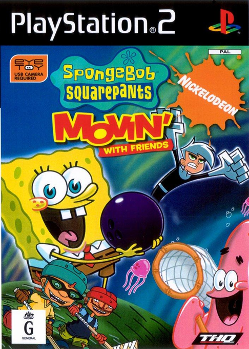 Nickelodeon Spongebob Squarepants - Movin' With Friends — box-2D (AU)
