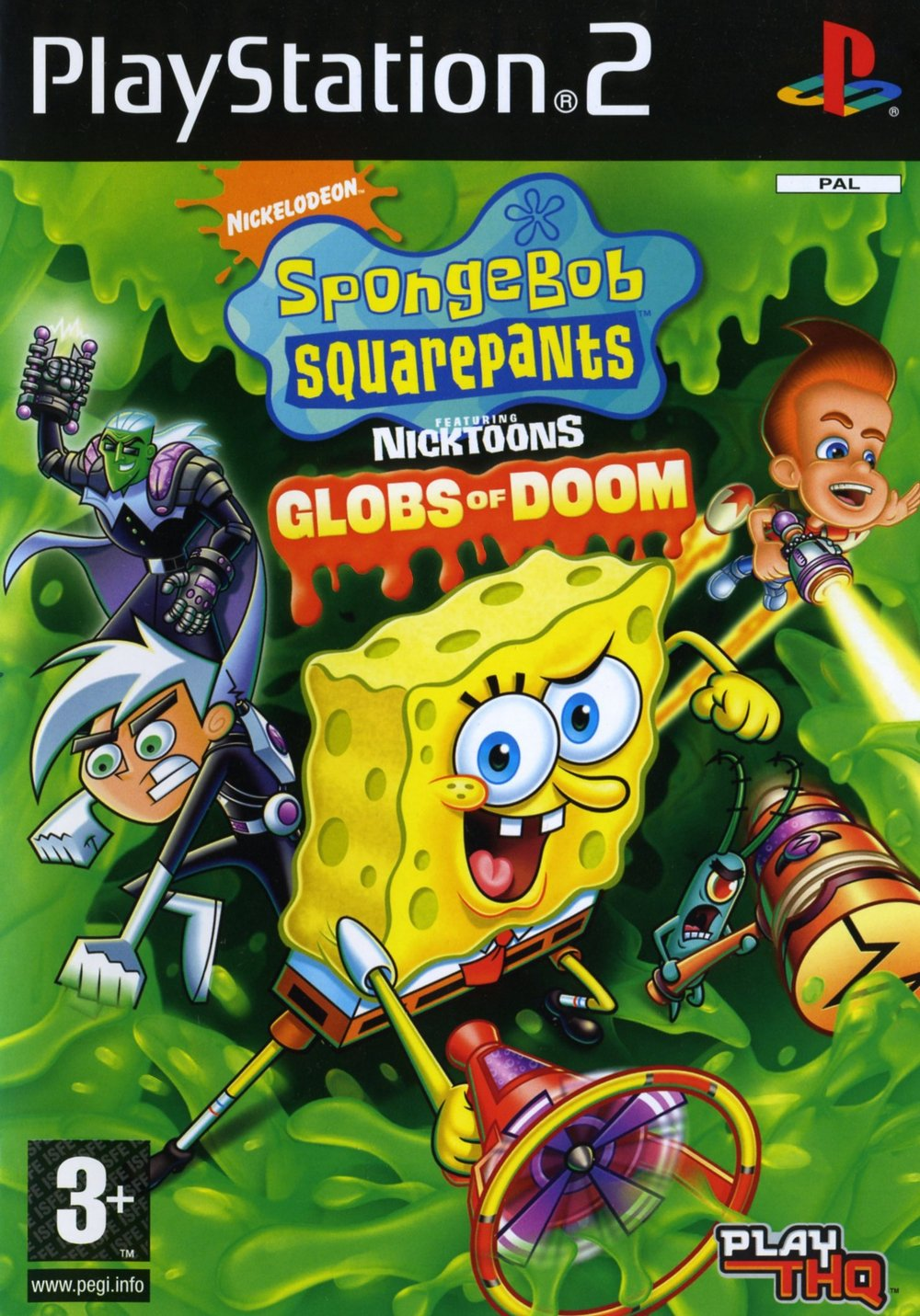 Spongebob Squarepants Featuring Nicktoons - Globs Of Doom — box-2D (EU)