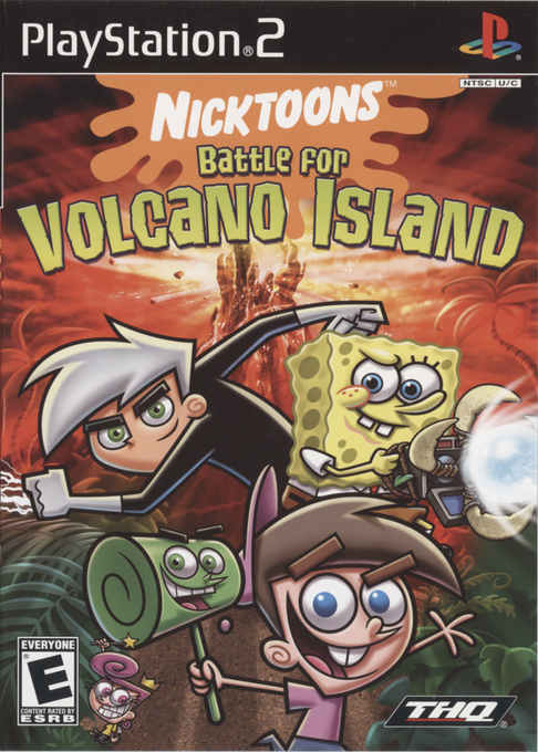 Bob L'eponge Et Ses Amis - Attaque Sur L'ile Du Volcan box art