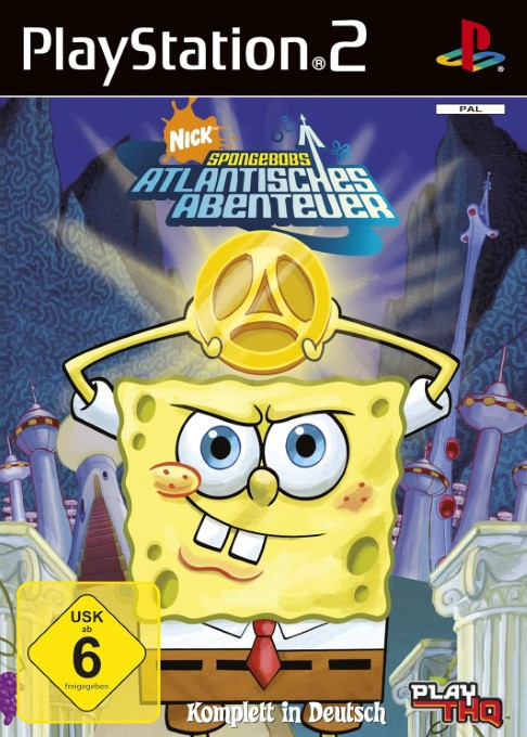 Nickelodeon Spongebob's Atlantis Squarepantis — box-2D (DE)