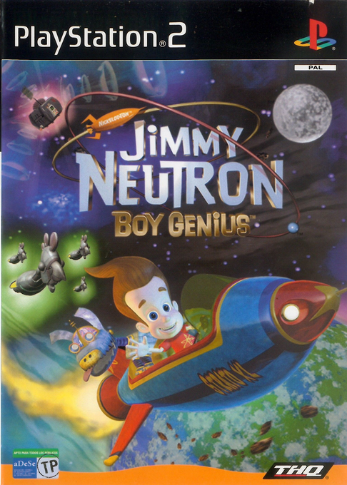 Nickelodeon Jimmy Neutron - Boy Genius, Jet Fusion — box-2D (SP)