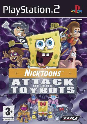 Nickelodeon SpongeBob and Friends - Attack of the Toybots — box-2D (EU)