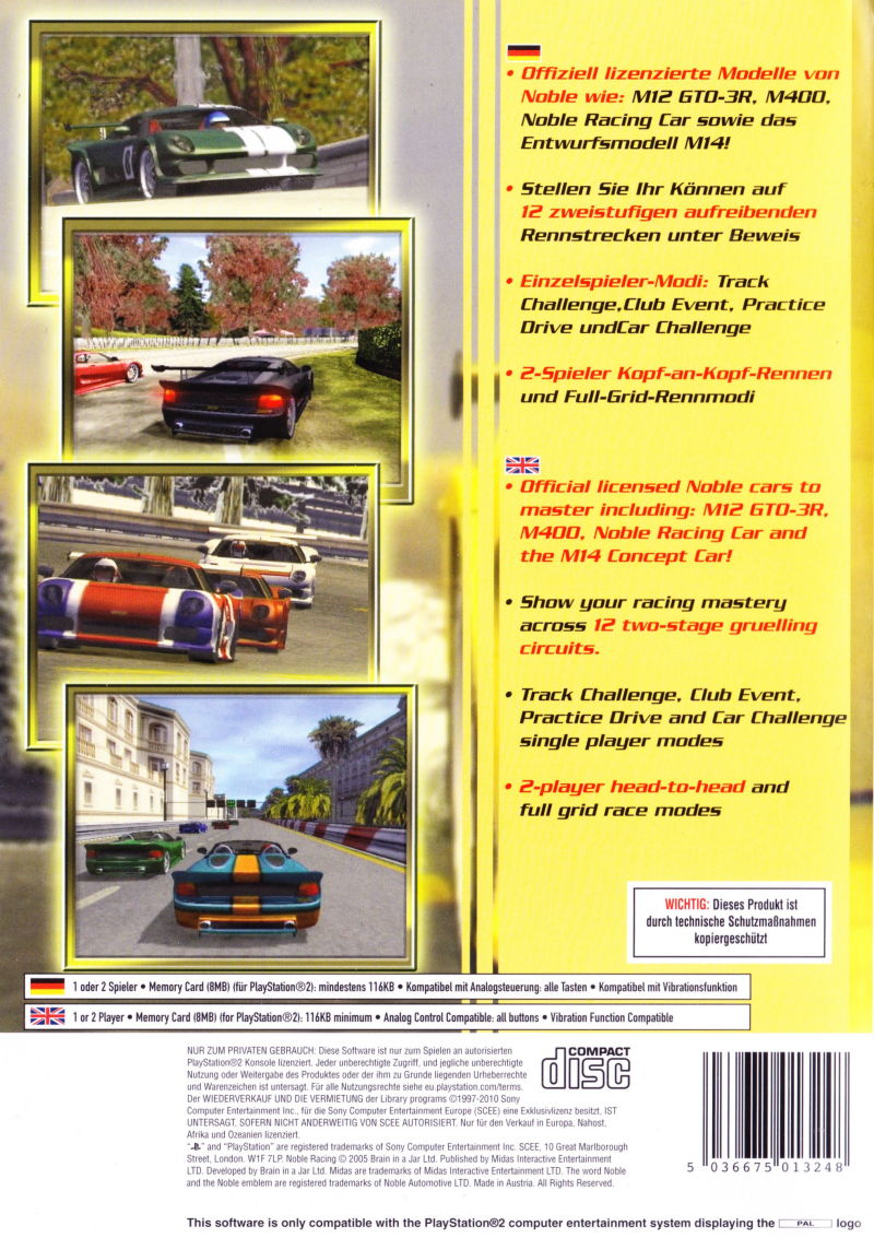 Noble Racing — box-2D-back (EU)