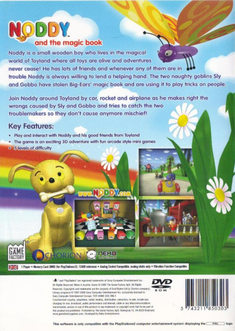 Oui-oui Et Le Livre Magique — box-2D-back (EU)