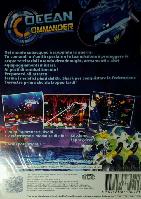 Ocean Commander — box-2D-back (EU)