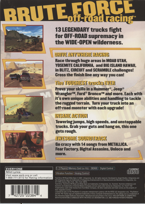 Test Drive Off-road Wide Open — box-2D-back (US)
