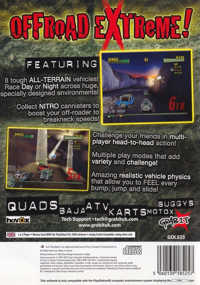 Offroad Extreme ! — box-2D-back (EU)