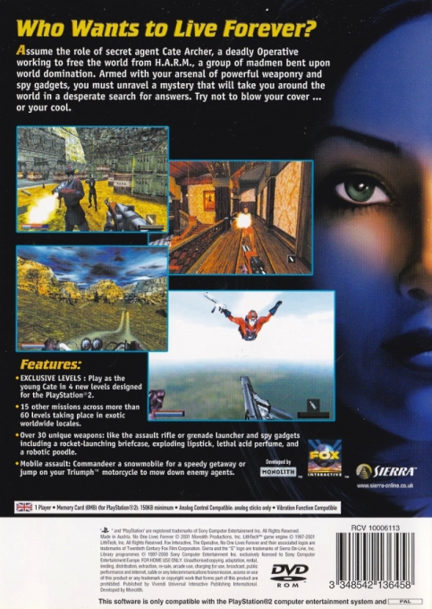 No One Lives Forever — box-2D-back (EU)