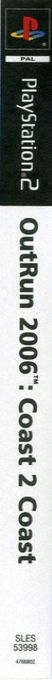 Outrun 2006 - Coast 2 Coast — box-2D-side (DE)