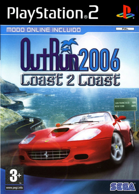 Outrun 2006 - Coast 2 Coast — box-2D (SP)