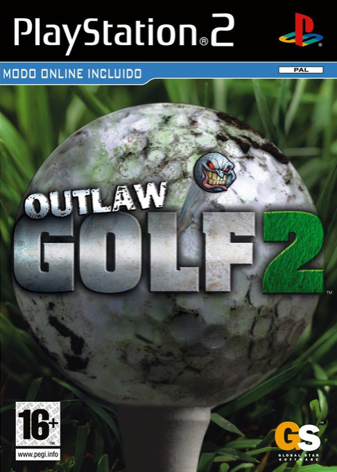 Outlaw Golf 2 — box-2D (SP)