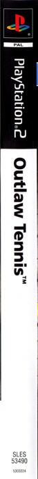 Outlaw Tennis — box-2D-side (DE)