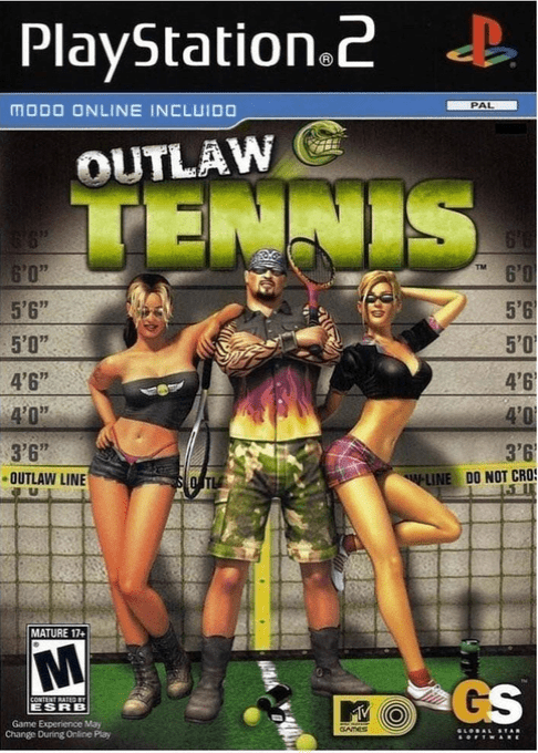 Outlaw Tennis — box-2D (SP)