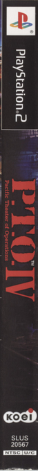 Pacific Theater Of Operations 4 — box-2D-side (US)