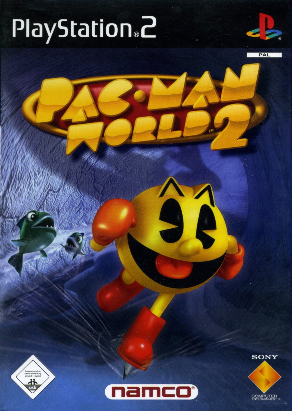 Pac-Man World 2 — box-2D (DE)