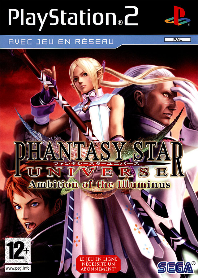 Phantasy Star Universe - Ambition of the Illuminus — box-2D (FR)