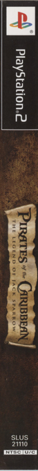 Pirates of the Caribbean - The Legend of Jack Sparrow — box-2D-side (US)