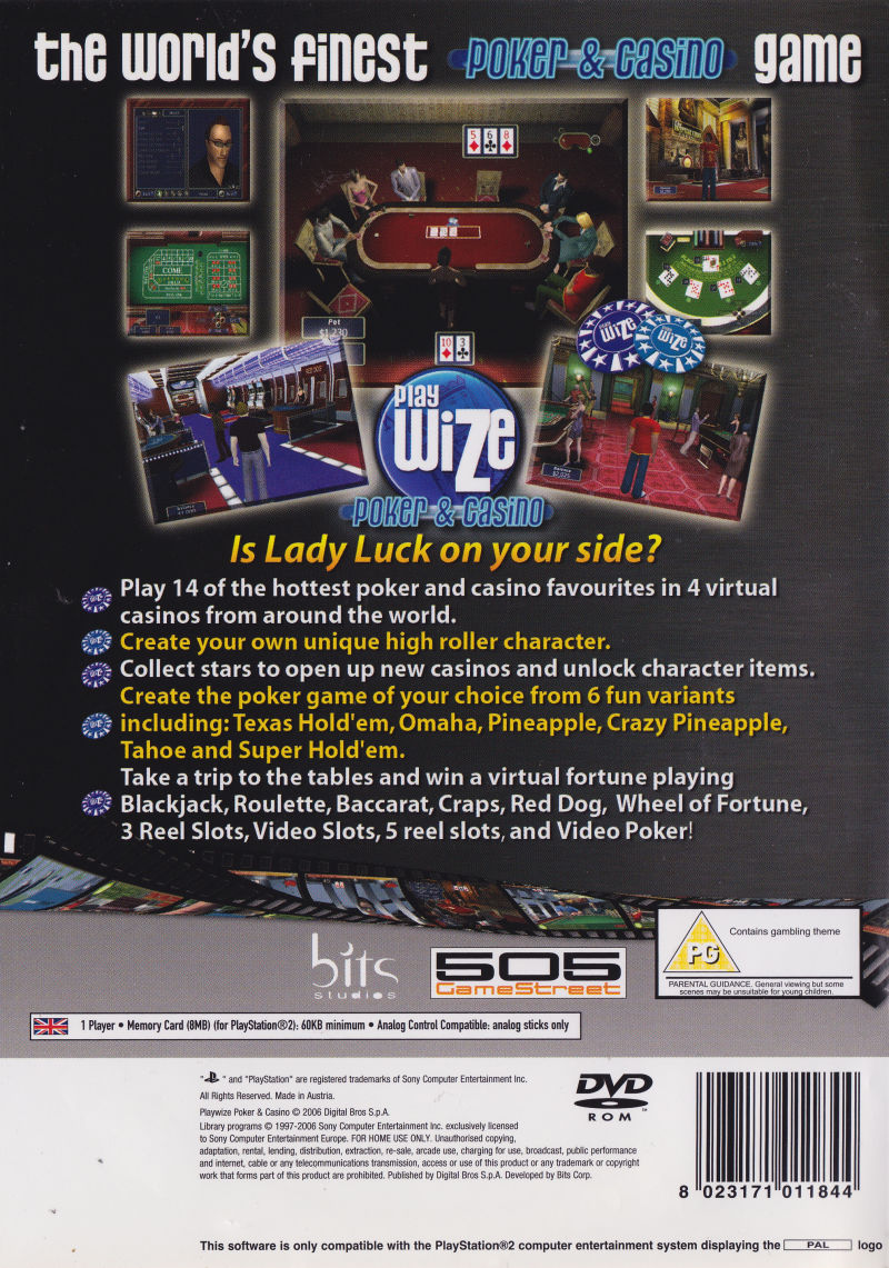Playwize Poker And Casino — box-2D-back (EU)