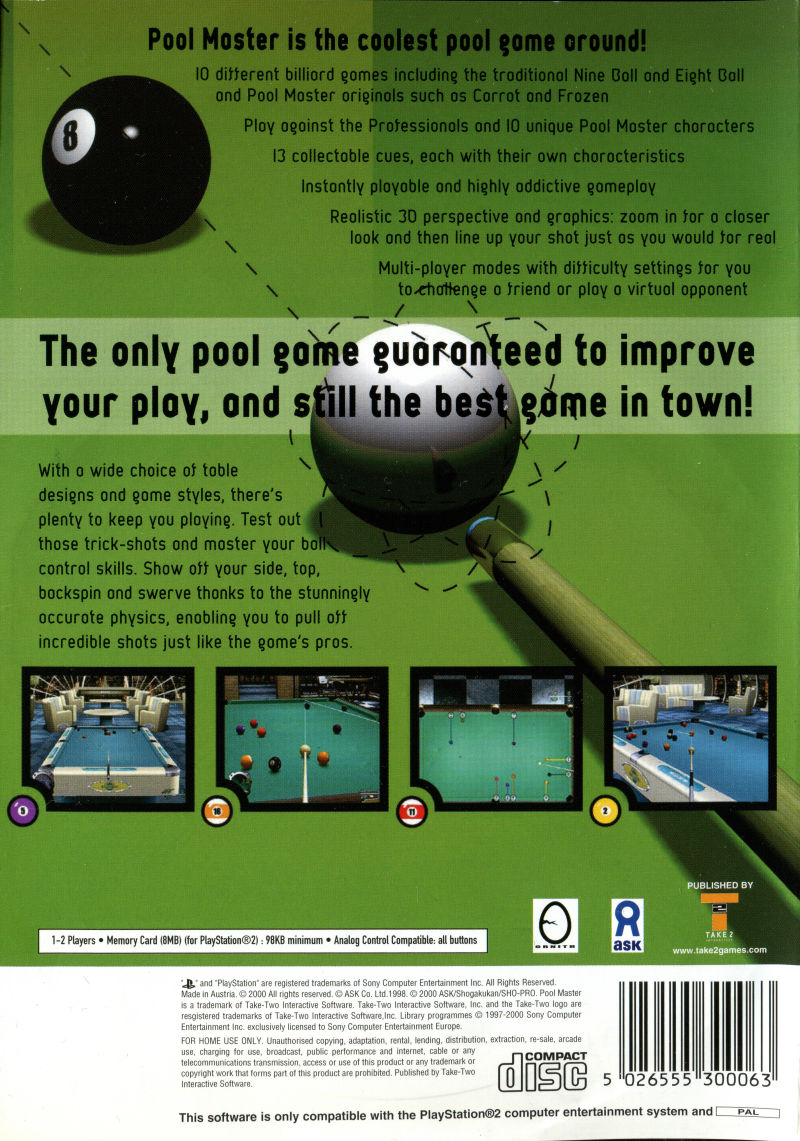 Pool Master — box-2D-back (EU)