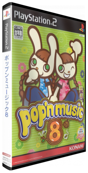 Pop'n Music 8 — box-3D (JP)