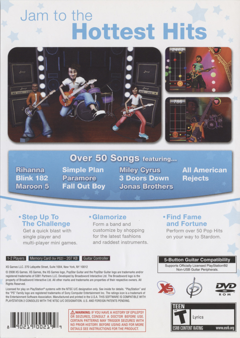 Popstar Guitar — box-2D-back (US)