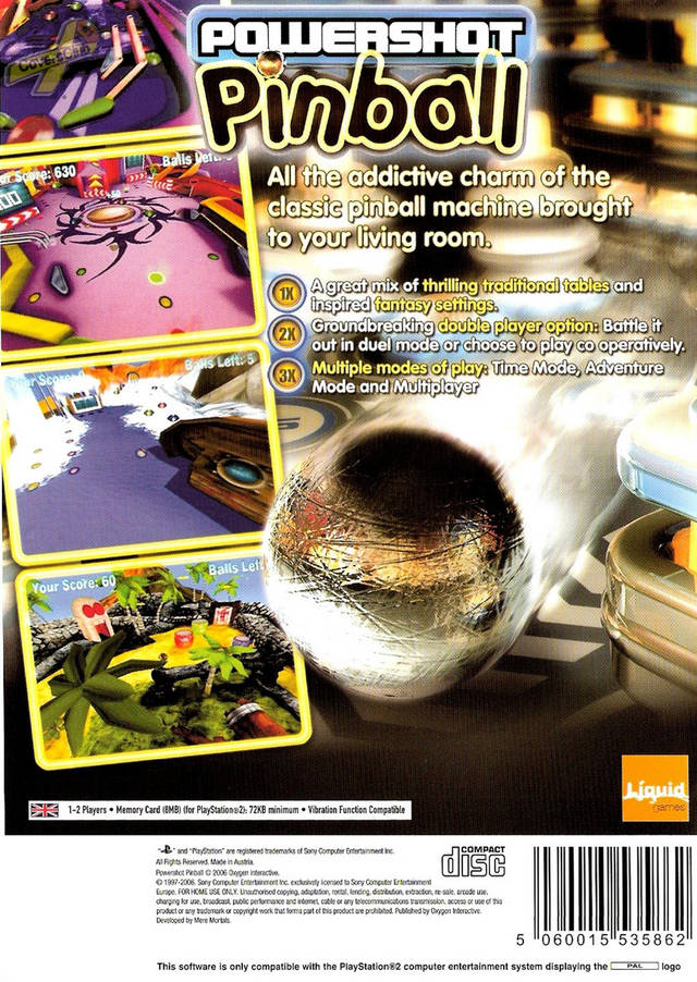 Powershot Pinball — box-2D-back (EU)