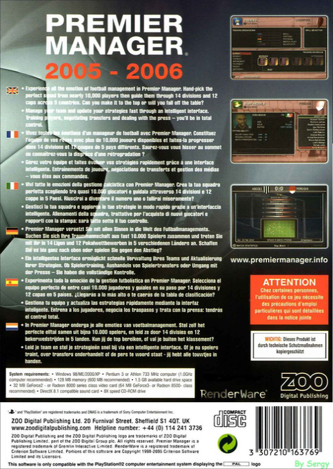 Premier Manager 2005-2006 — box-2D-back (EU)