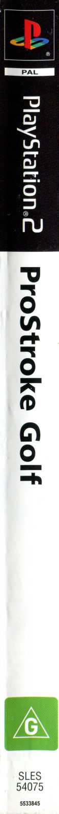 Prostroke Golf - World Tour 2007 — box-2D-side (AU)