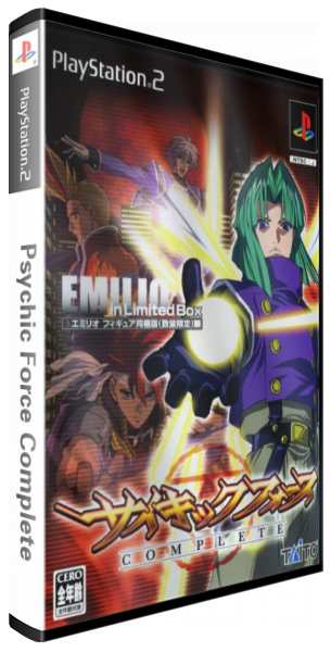 Psychic Force Complete — box-3D (JP)