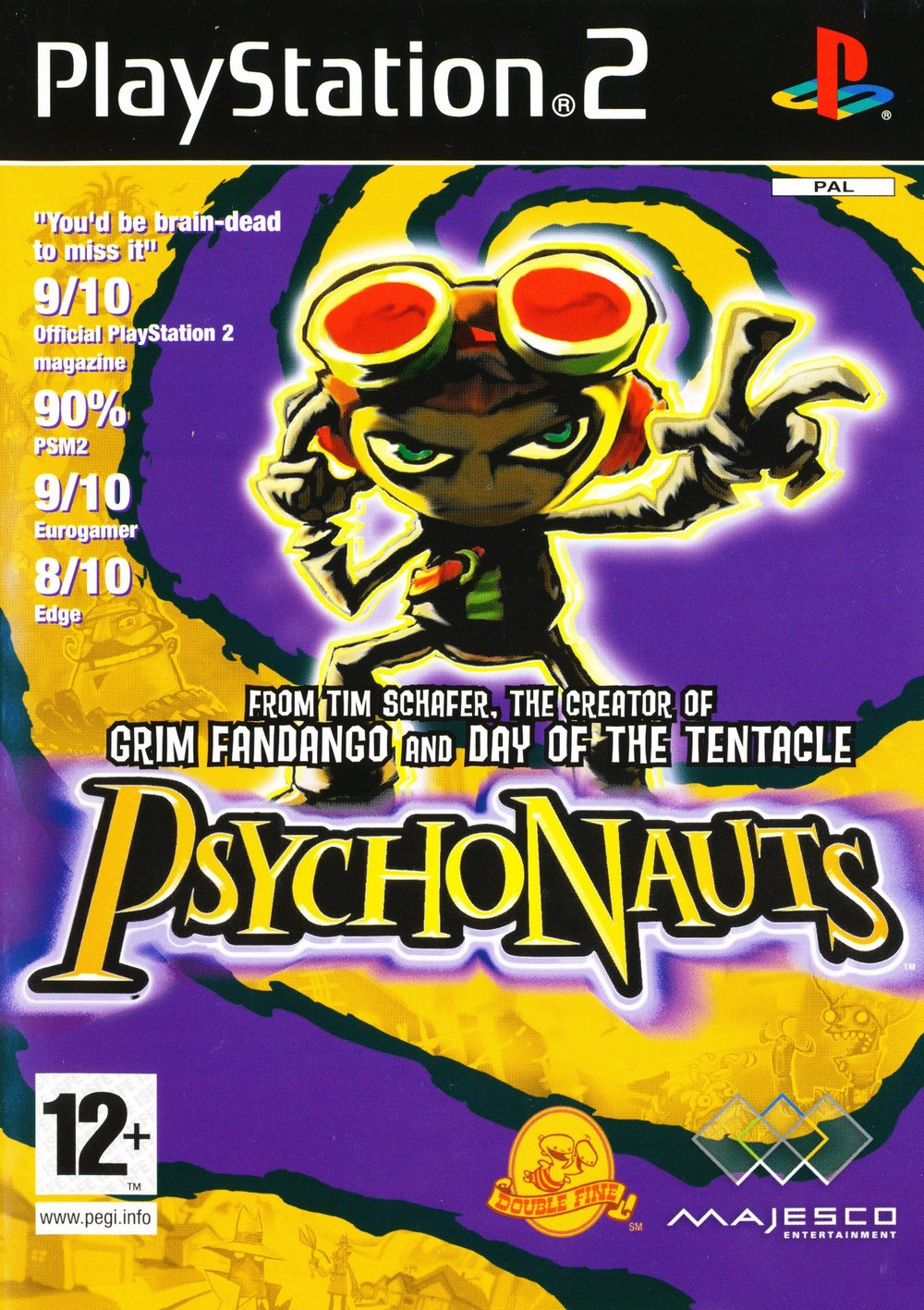 Psychonauts — box-2D (EU)