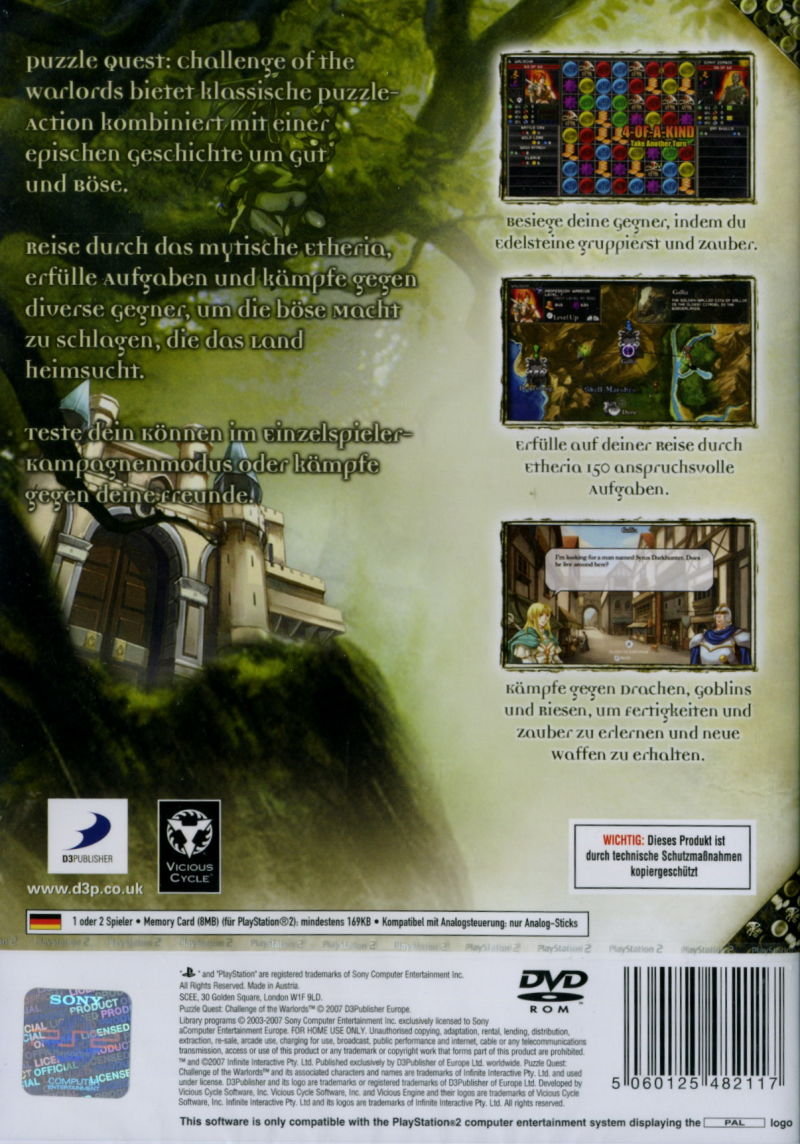 Puzzle Quest - Challenge Of The Warlords — box-2D-back (DE)