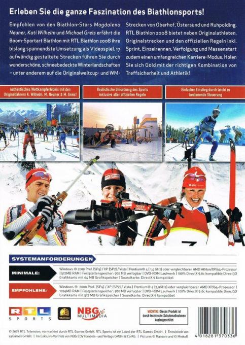 Rtl Biathlon 2008 — box-2D-back (DE)