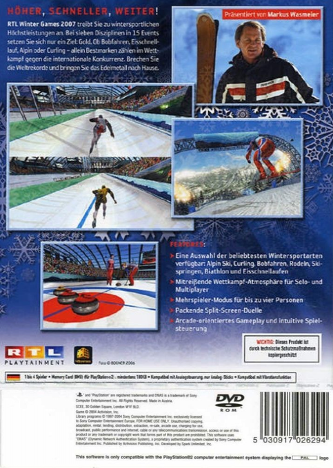 Rtl Winter Games 2007 — box-2D-back (DE)