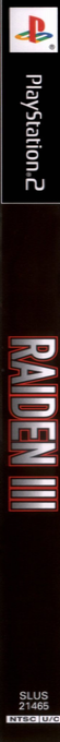 Raiden 3 — box-2D-side (US)
