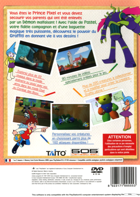 Graffiti Kingdom — box-2D-back (FR)