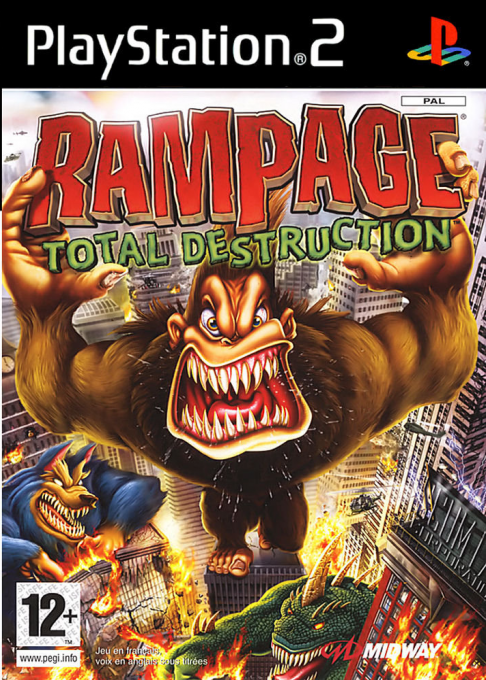 Rampage - Total Destruction — box-2D (FR)