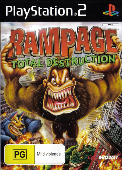 Rampage - Total Destruction — box-2D (EU)