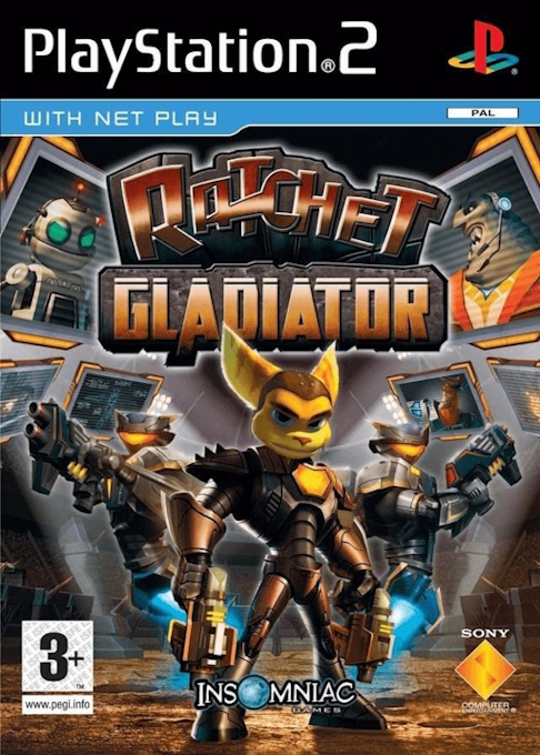 Ratchet - Gladiator — box-2D (EU)